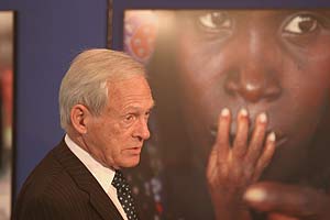Presiding Officer George Reid at exhibition launch