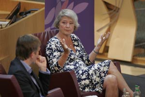 Kate Adie and Peter McMahon