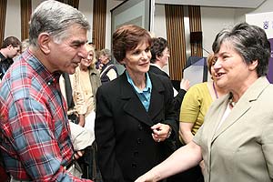 Michael and Kitty Dukakis and Nora Radcliffe MSP